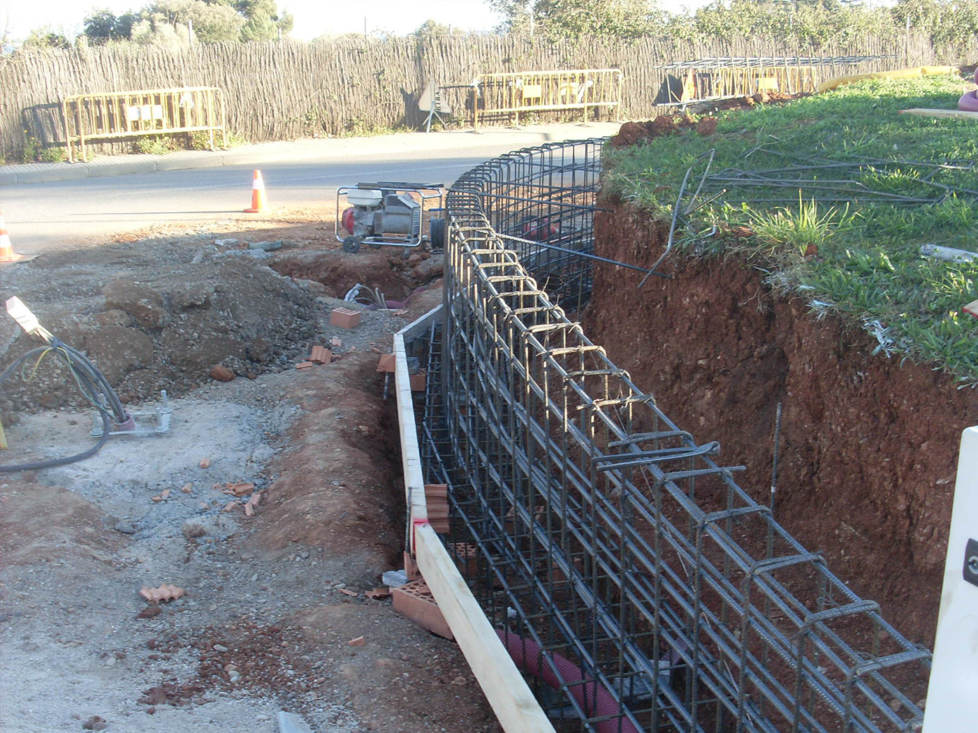 Obra civil - Mur de contenció