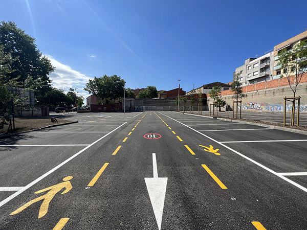 Solar después de la obra